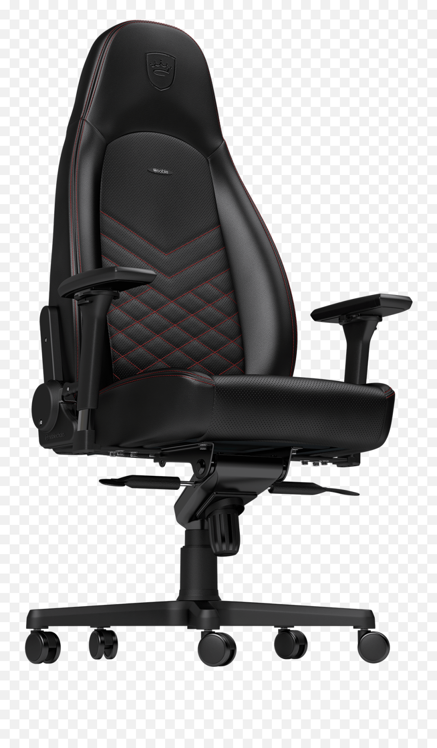 Icon Black Red Noblechairs Png And