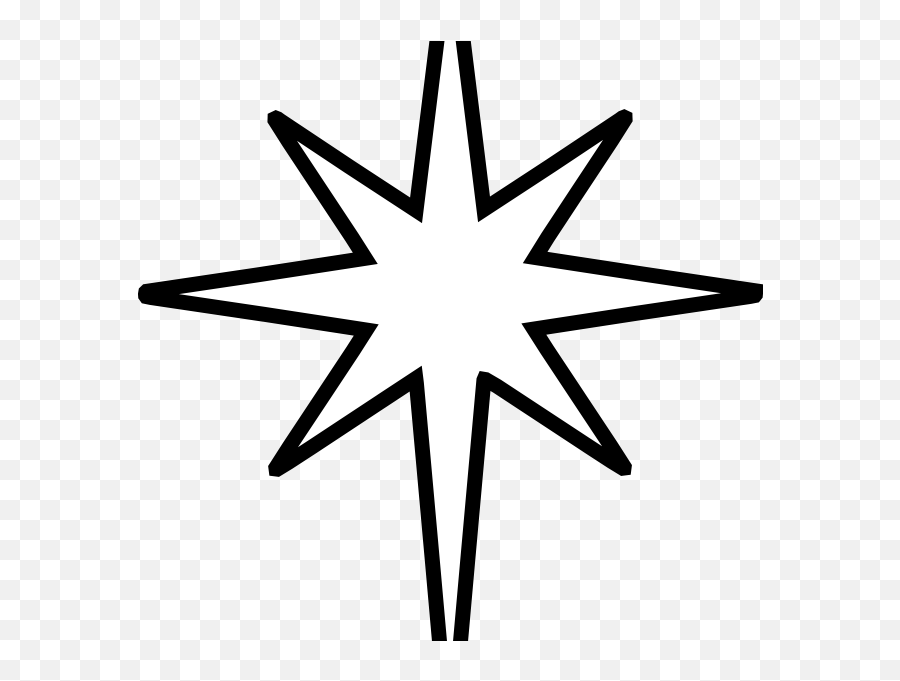 North Star Coloring Page - Transparent Star Outline Png,North Star Png