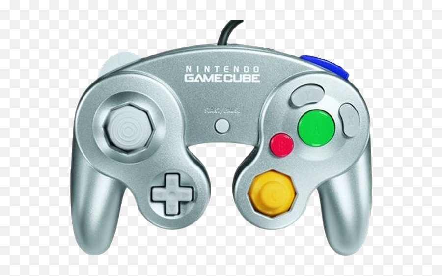 Nintendo Gamecube Silver Controller - Platinum Gamecube Controller Png,Controller Transparent Background