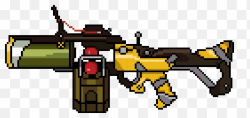 Download Hd Junkratu0027s Gun - Minecraft Gun Transparent Png Junkrat Weapon Png,Junkrat Png