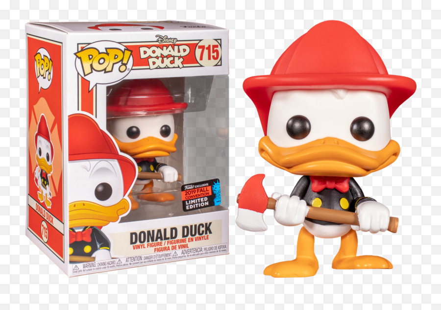 Donald Duck Firefighter - Funko Pop Donald Duck Png,Donald Duck Transparent