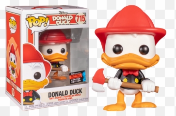 Donald Duck Firefighter - Funko Pop png