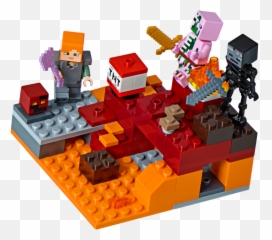 Minecraft Steve Head Png - Lego Minecraft Minecraft Lego Nether Fight Minecraft Lego,Walmart Png