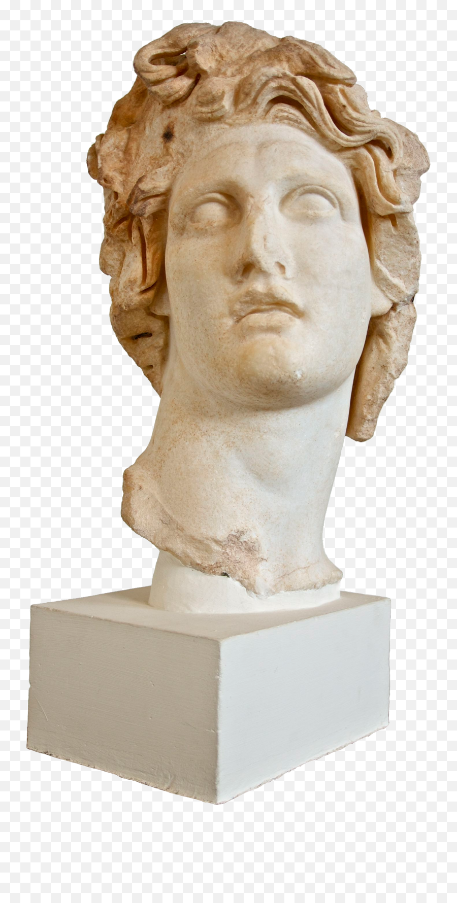 Vaporwave Statue Head Transparent Png - Macintosh Plus Statue Png,Sculpture Png