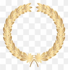 Leaf Wreath Transparent Png Clipart - Arcos De Laurel Dorados Png,Leaf Wreath Png