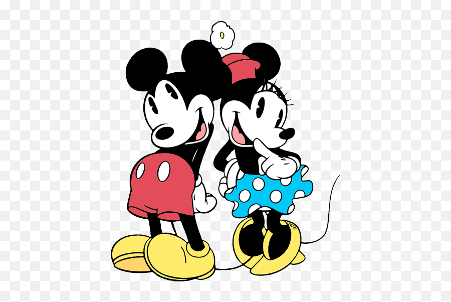 Download Classic Clipart Mickey Minnie - Mickey Mouse And Old Mickey Mouse And Minnie Mouse Png,Mickey And Minnie Png