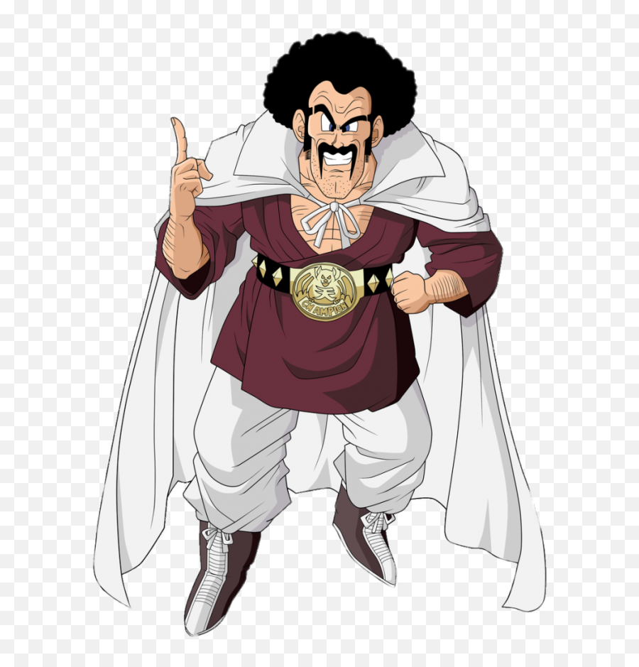 Check Out This Transparent Dragon Ball Character Mr Satan Png Finger