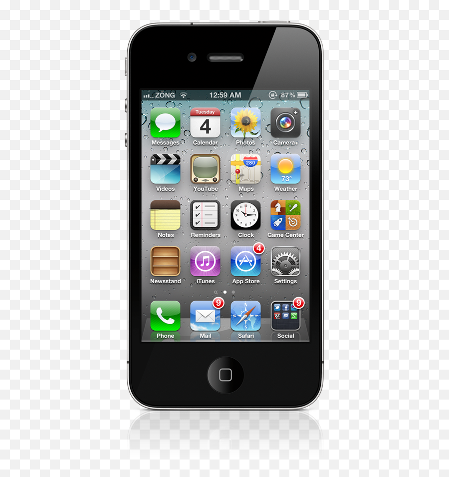 Download Ios 5 Gm For Iphone 4 3gs Ipad 2 1 And Ipod - Iphone Fake Signal Bars Png,Iphone 5 Png