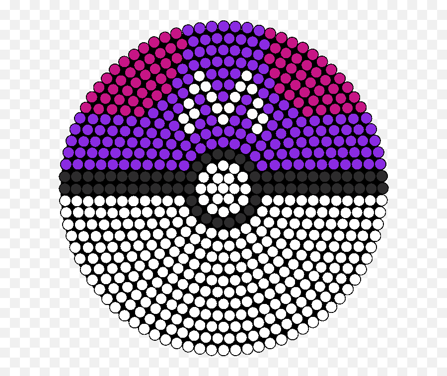 Master Ball Perler Bead Pattern - Master Ball Perler Beads Png,Master Ball Png