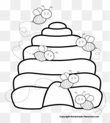 Click To Save Image - Clip Art Png,Beehive Png