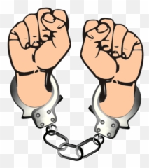 Cuffed Hands Png Transparent Handspng Images Pluspng - Handcuffs With Clipart