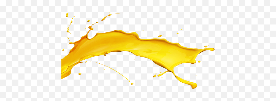 Yellow Water Splash Png - Yellow Splash Water Png,Ink In Water Png
