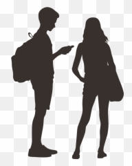 Silhouette Png Download - Teenager Silhouette Png,Teenager Png