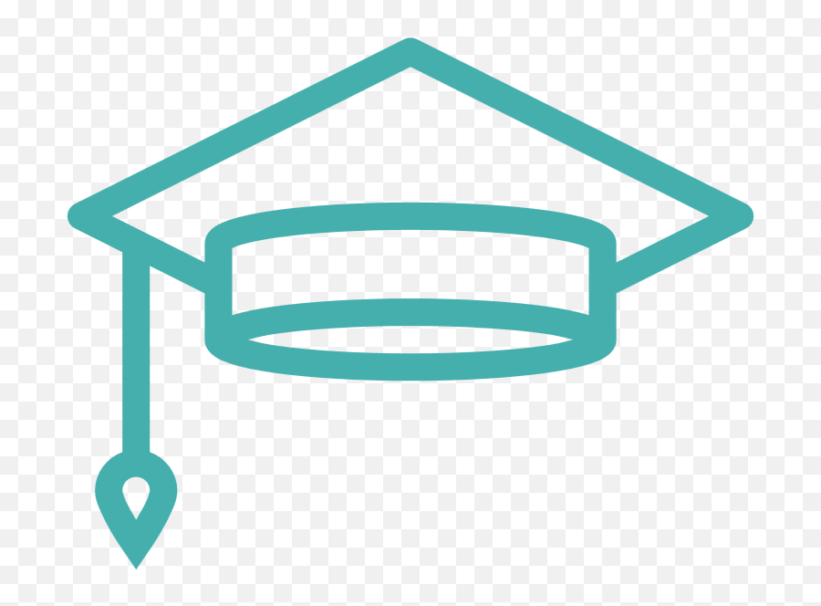 Educational Technology Student - Graduation Cap Icon Png White,Technology Transparent Background