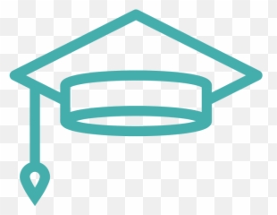 Educational Technology Student - Graduation Cap Icon Png White
