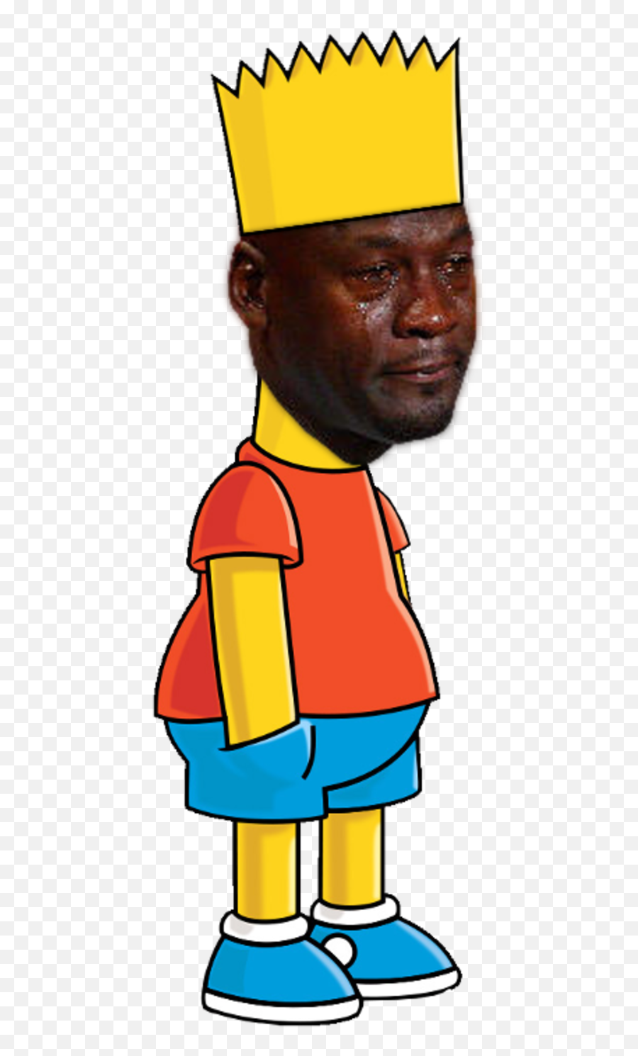 Bart Simpson - Bart Simpson Png Vhs,Crying Jordan Png