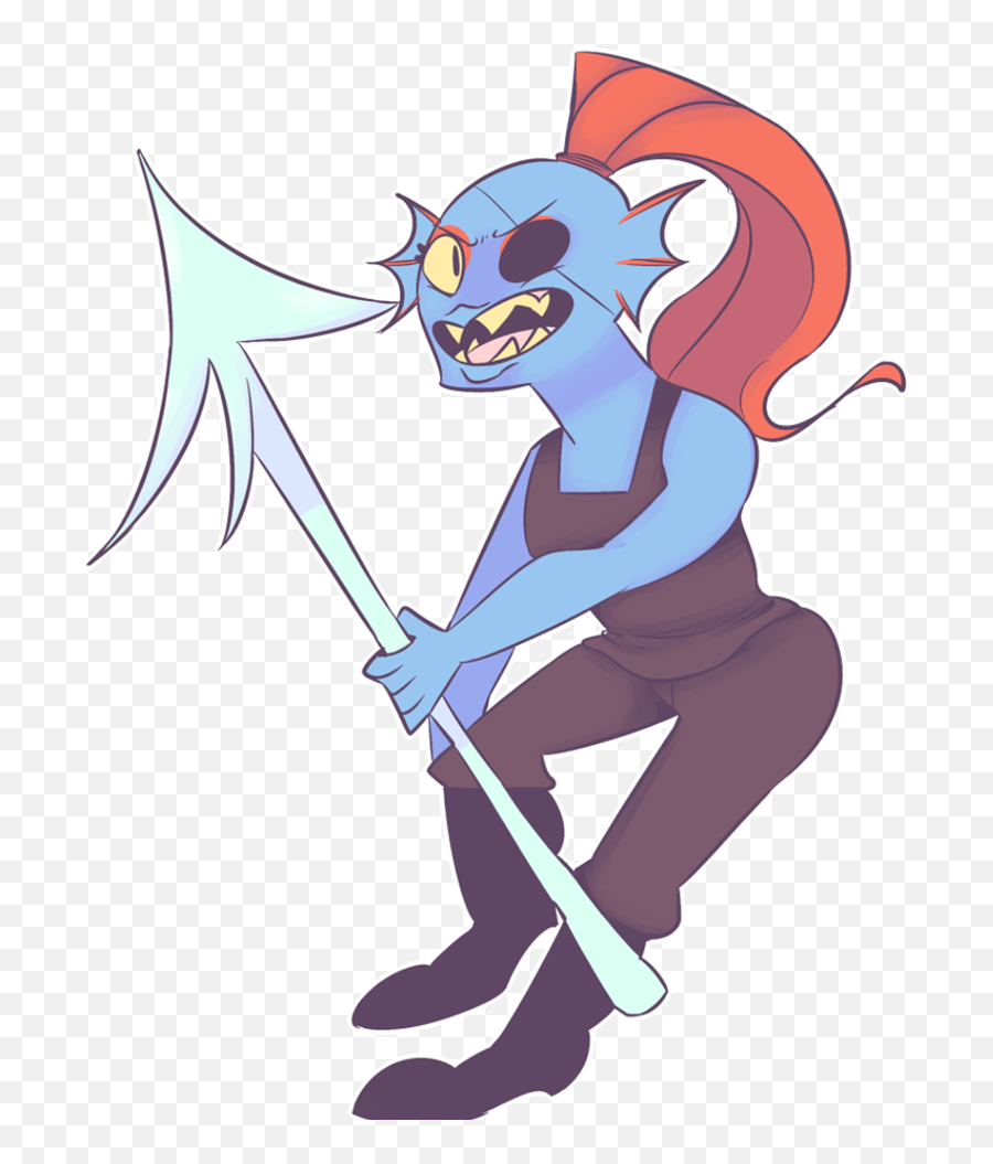 Undertale Undyne No Background - Cartoon Png,Undyne Png