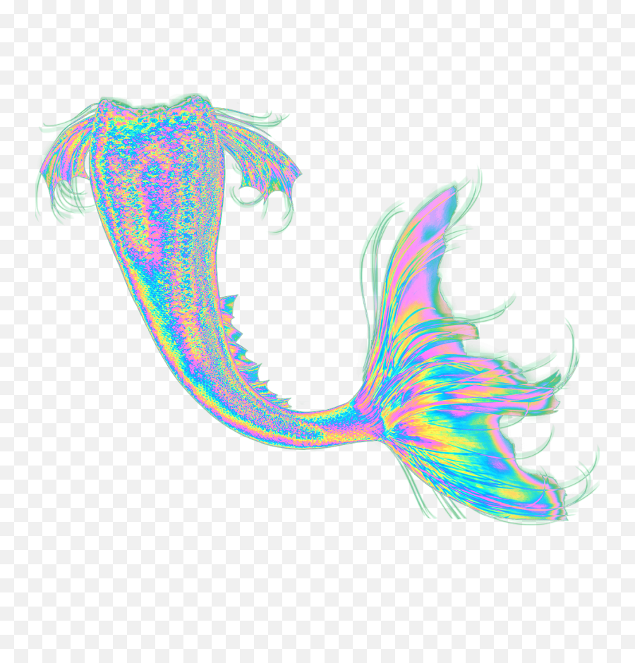 Download Mermaid Tail Holographic Holo - Mermaid Tail Transparent Background Png,Mermaid Tails Png