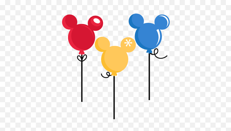 Disney Balloons Clipart - Mickey Mouse Balloons Png,Up Balloons Png