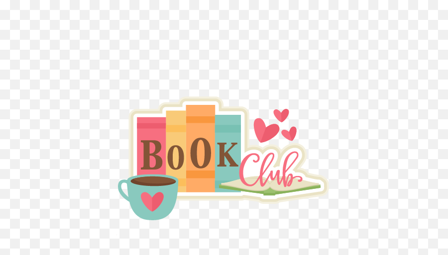 Book Club Title Svg Scrapbook Cut File - Book Club Png,Book Silhouette Png