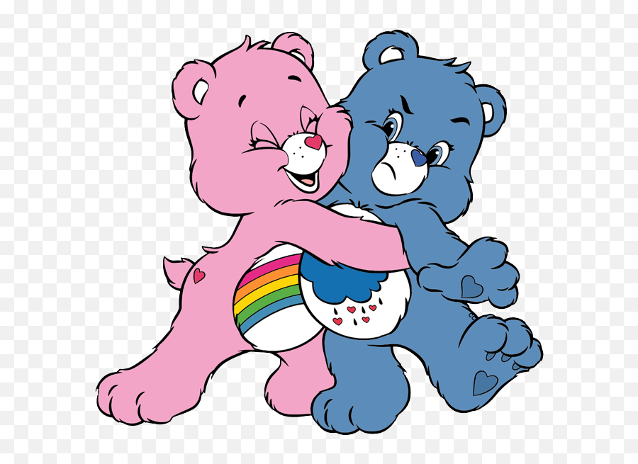 Caring Care Bears Andusins Clip Art Images Cartoon Png - Grumpy Bear And Ch...