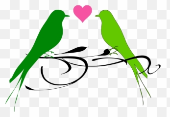 Love Birds Svg Clip Arts Download - Download Art PNG Transparent Png