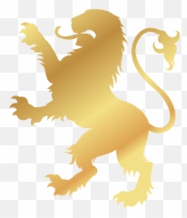 Lion Logo Gold Symbol - Golden Noble Lion Png Download Gold Lion Png,Lion Png Logo