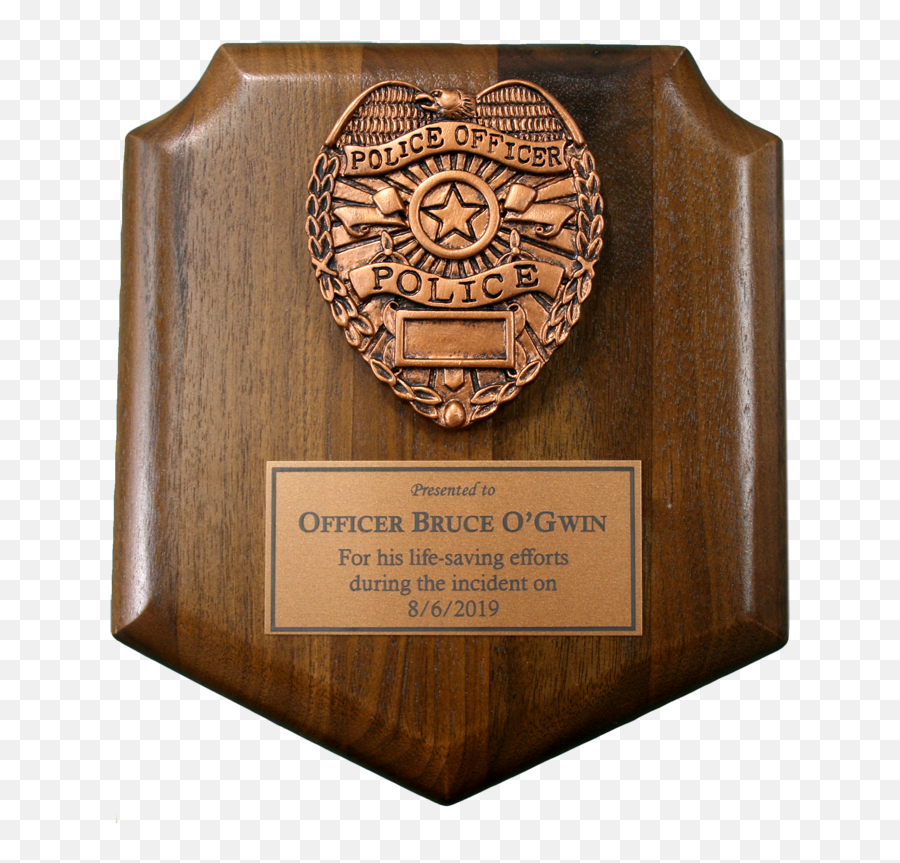 Small Police Shield Plaque - Shield Png,Police Shield Png
