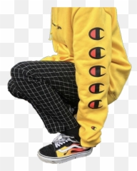 Champion Vintage Logo Sleeve Hoodie U2013 Era - On png