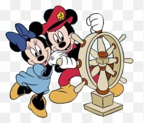 Anchor Clipart Mickey - Mouse And Minnie Full png