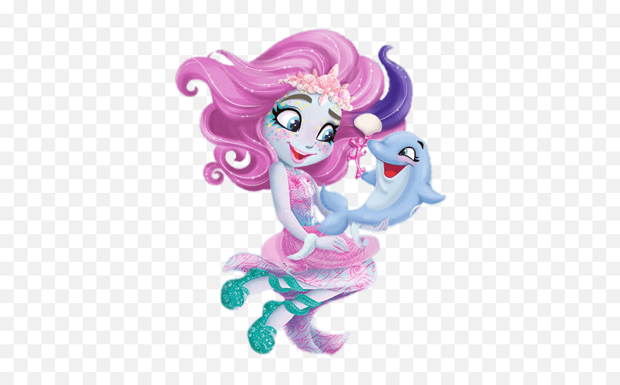 Enchantimals Dolce Dolphin Transparent Png - Stickpng Enchantimals Caring Is Our Everything,Dolphin Transparent Background