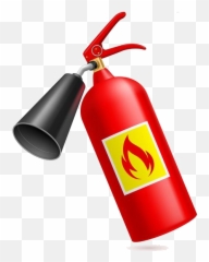 Cartoon Fire Extinguisher Material Png - Transparent Background Clipart