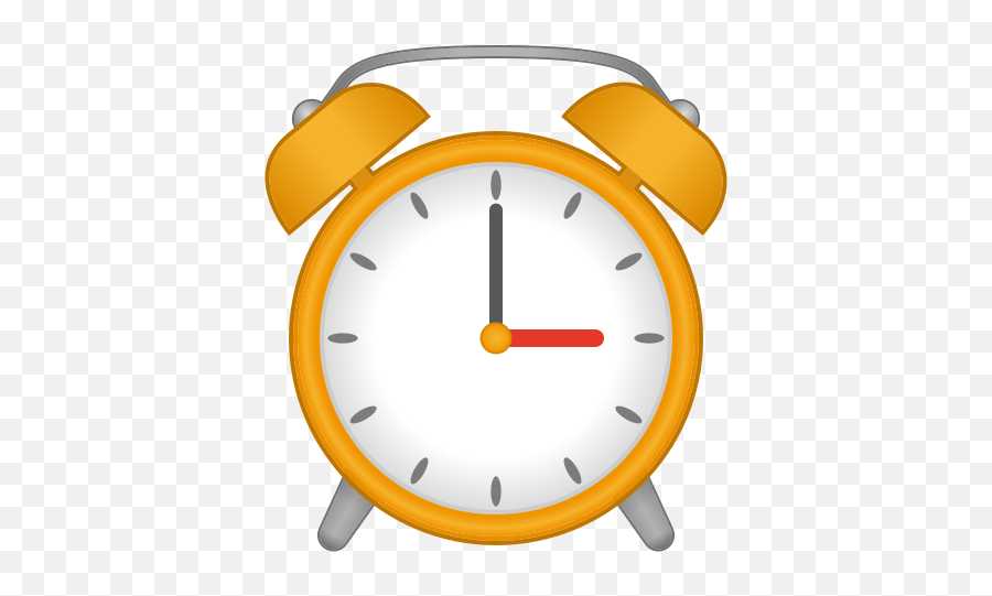 Alarm Clock - Clock Emoji Png,Clock Emoji Png