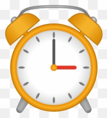 Alarm Clock - Clock Emoji Png,Clock Emoji Png