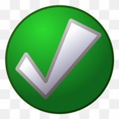 Green Tick Png Transparent - Check Mark Bubble