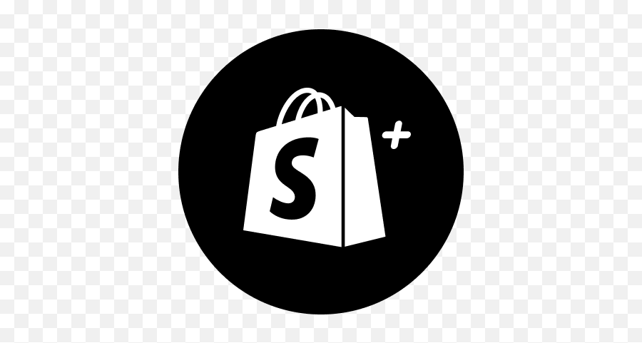 Shopify Plus - Shopify Icon Black Png,Shopify Logo Png