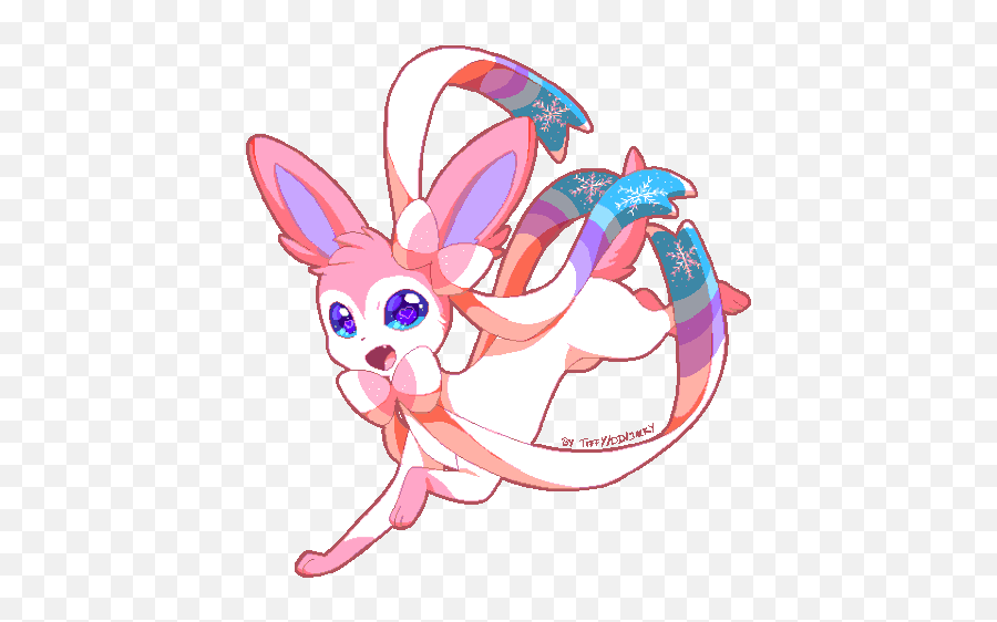 Sylveon Pixel Gif - Sylveon Cute Gif Png,Sylveon Transparent