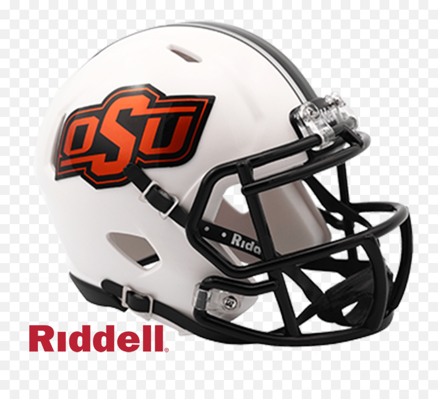 Oklahoma State Cowboys Chrome Decals Speed Riddell Mini - Oklahoma State Cowboys Helmet Png,Cowboys Helmet Png