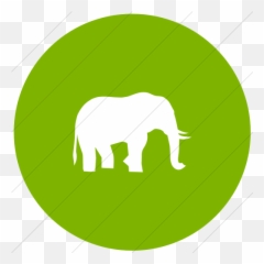 Animals African Elephant Icon - Big png