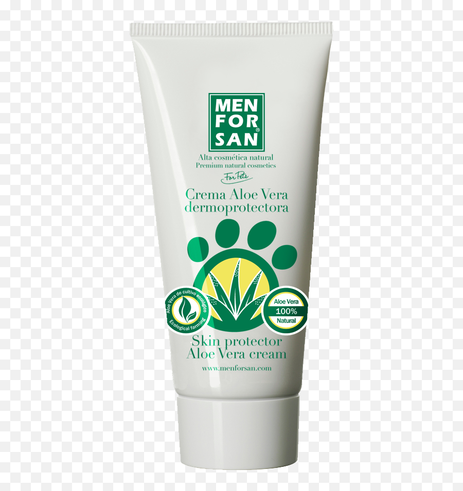 Skin Protector Aloe Vera Cream Menforsan - Protector Solar Men For San Png,Aloe Vera Plant Png
