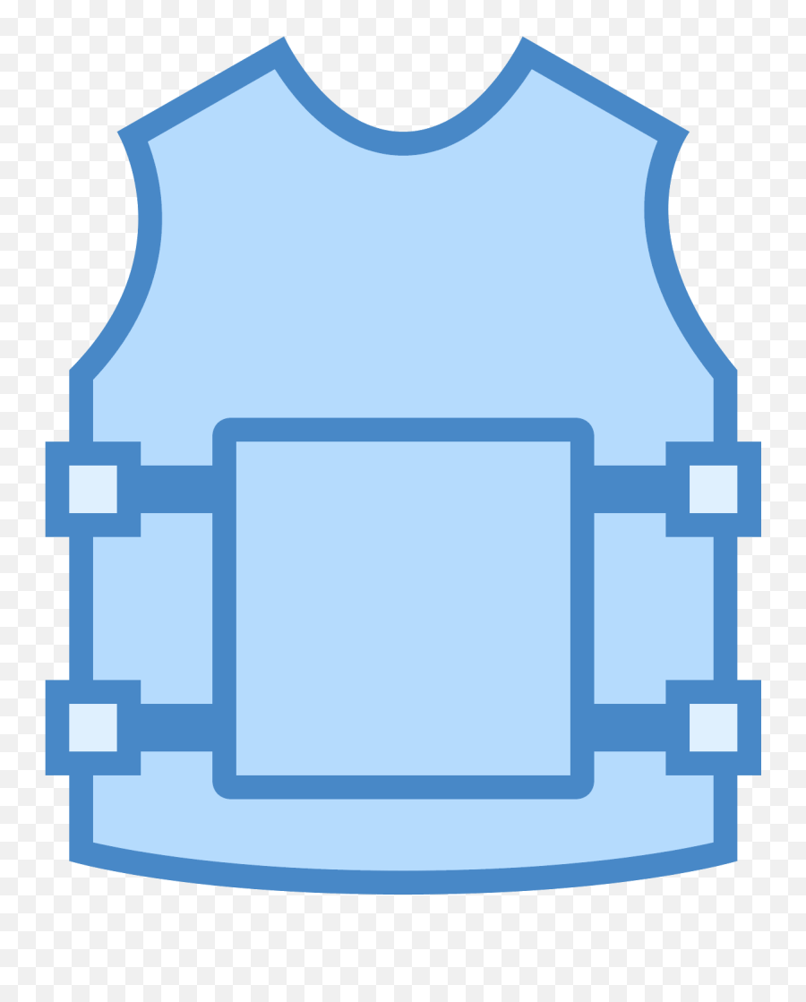 Bulletproof Vest Icon Clipart - Sleeveless Png,Icon Bullet Proof Vest
