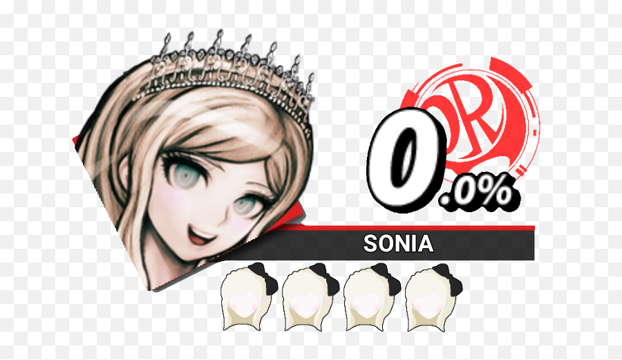 Day 20 Of Making Smash Bros Battle Uiu0027s For Danganronpa - Sonia Nevermind Mbti Png,Sonia Nevermind Icon