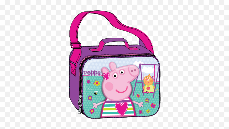 Peppa Pig - Peppa Play 3d Lunch Box Shoulder Bag Png,Lunch Box Png