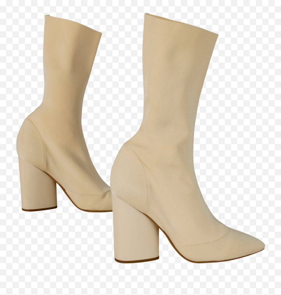 Yeezy Season 4 High Heel Sock Boots By Juliann Mccandless - Round Toe Png,Kanye West Fashion Icon