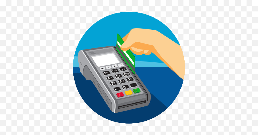 Credit Card Processing U2014 Give - Man Swipe Debit Card Vector Png,Swipe Card Icon