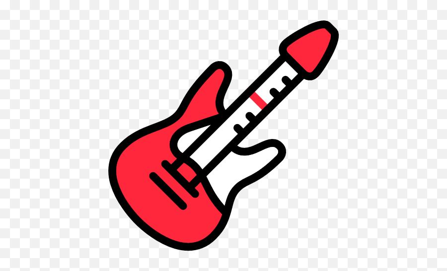 Rock Icon - Musicgenresicons Color Cartoon Instruments Png,Rocking Icon