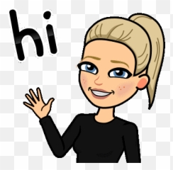 Jeanel Smith Homepage - Bitmoji Saying Hi png