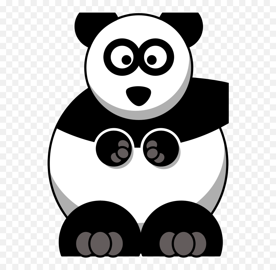 Free Clipart Cartoon Panda Studiofibonacci - Panda Bear Cartoon Clipart Png,Pandas Icon
