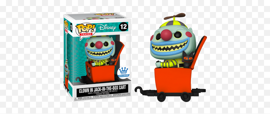 Products U2013 Tagged Clown In Jack Mypopsca - Funko Pop Nightmare Before Christmas Train Png,Happy Squid Player Icon Overwatch