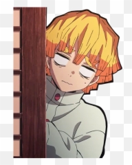 Telegram Sticker From Zenitsu Pack - Fictional Character png